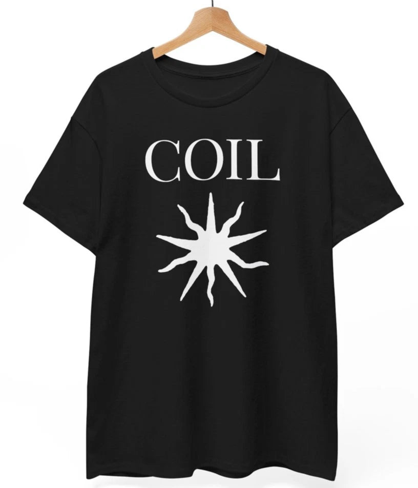 Coil Black Sun T-Shirt, Music Band Rock  Punk Metal, Unisex tee