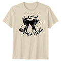 Spooky Mini Womens T-Shirt Gothic Coquette Halloween Gift For Her