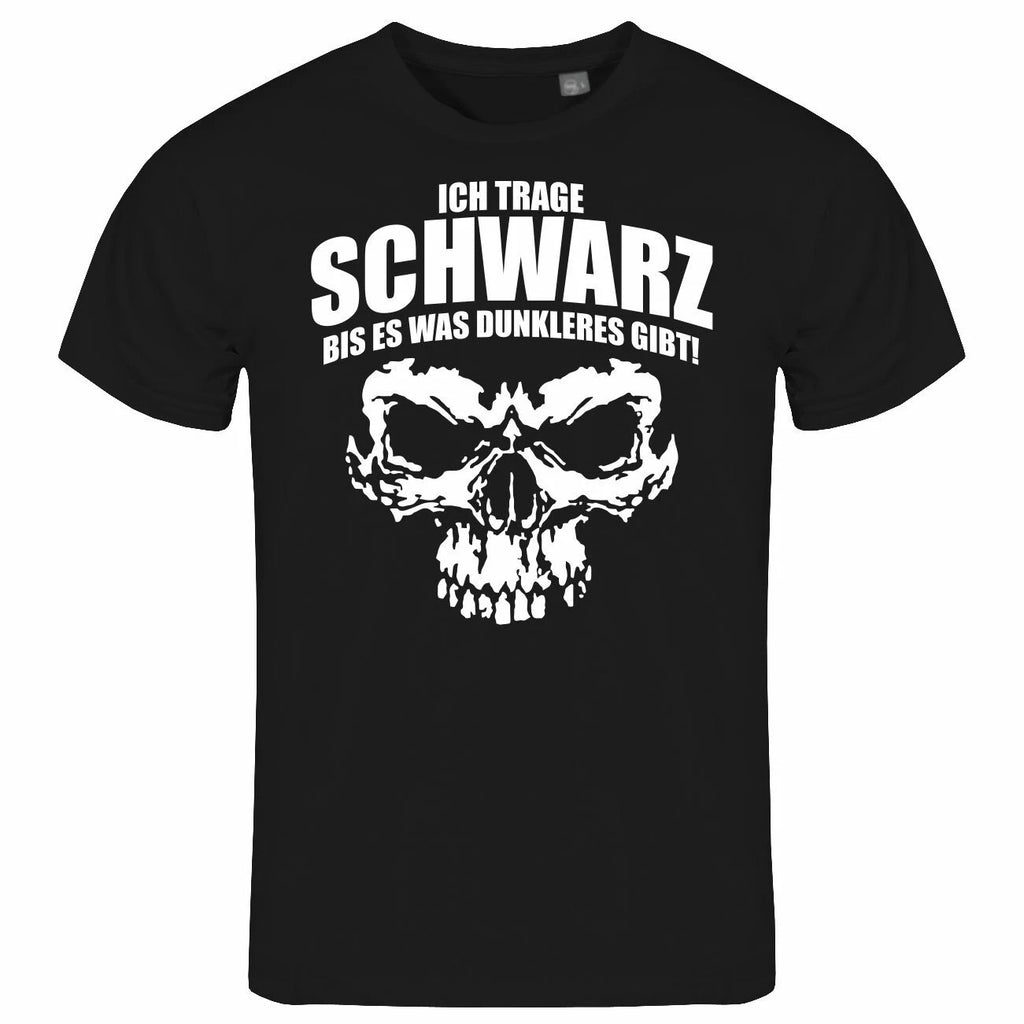 Men's T-Shirt I Wear Black Until There's Something Darker S - XXL Gothic Black