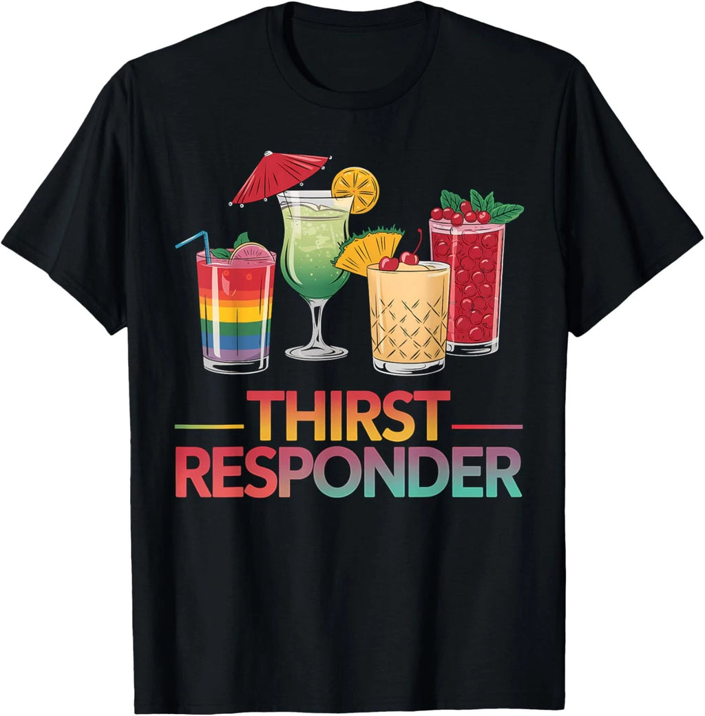 Thirst Response Responder Funny Bartender Mixologist Unisex T-Shirt