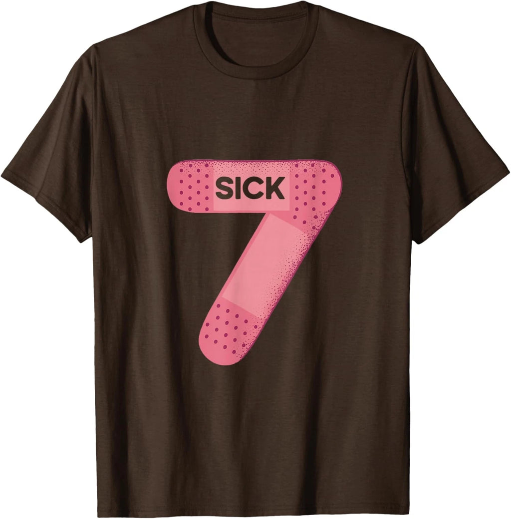 Sick Seven Meme Six Seven Funny Wordplay Design Unisex T-Shirt