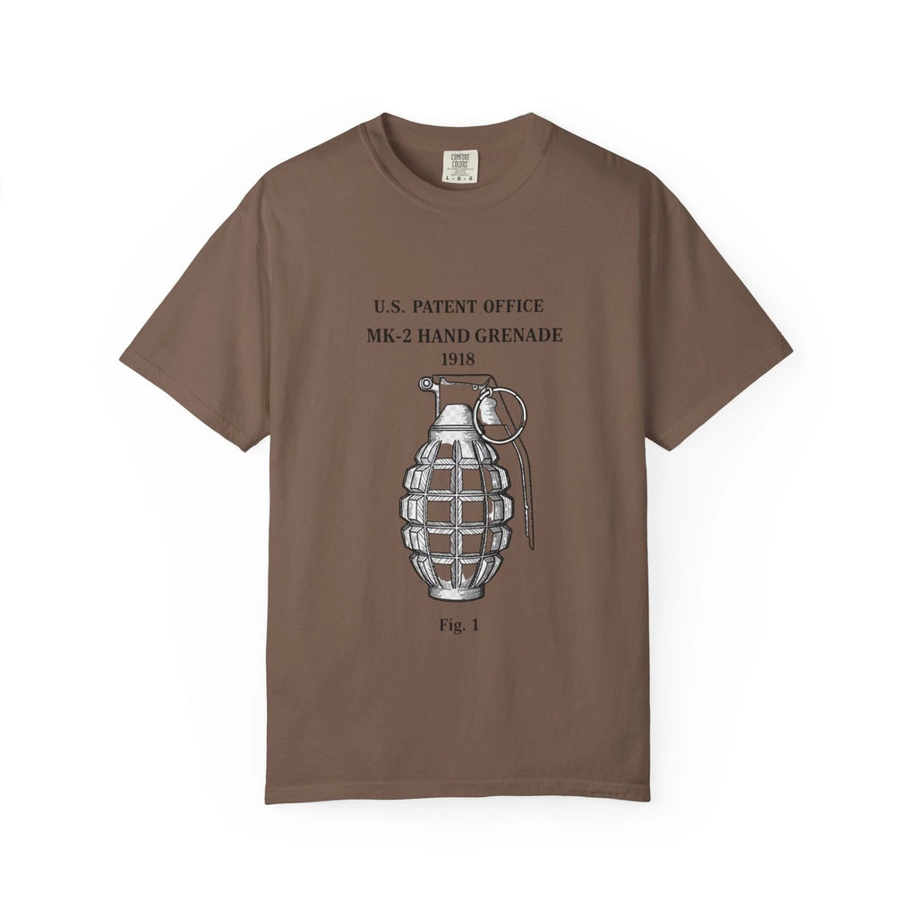 Vintage Grenade Graphic T-Shirt, Military Tee, Casual Wear, Gift for Men, [...]