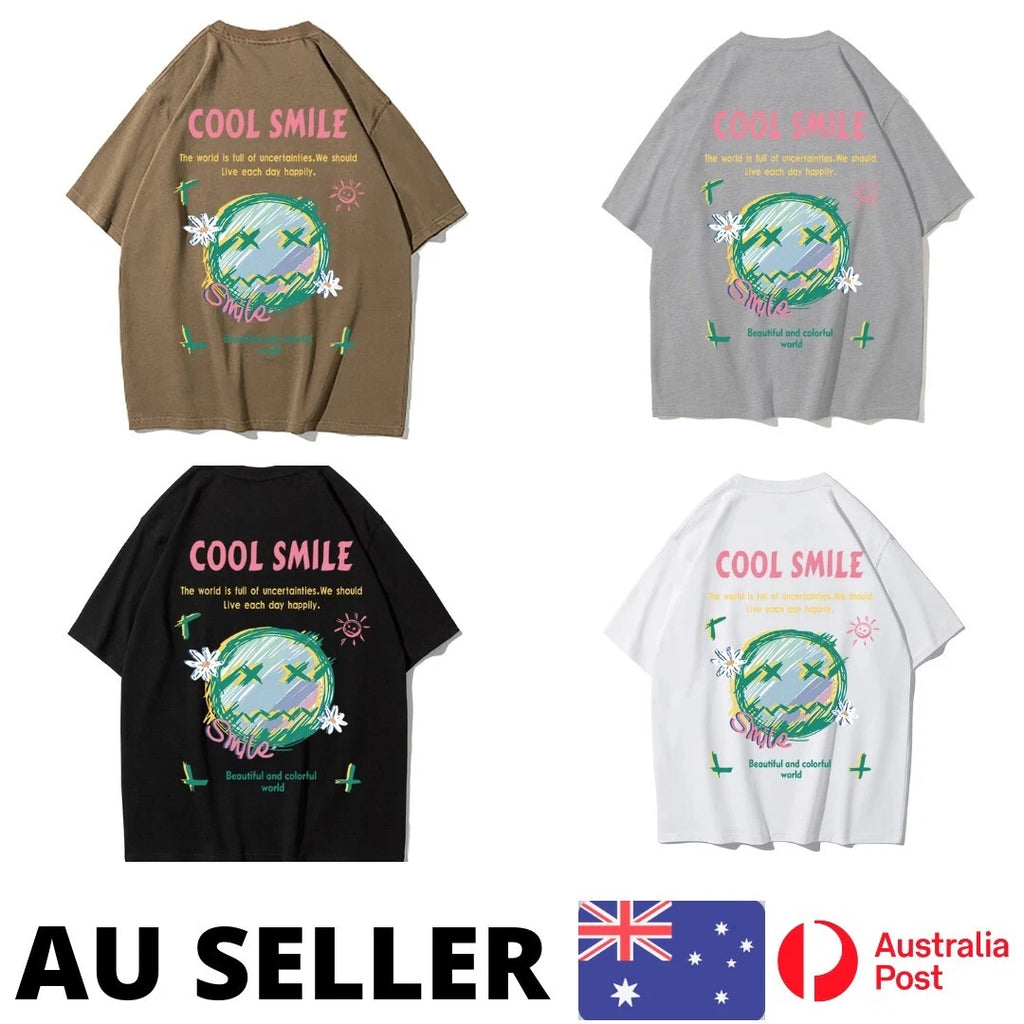 Cool Smile Shirt The World Is Full Of Uncertainfies Mans Kawaii - AU Stock