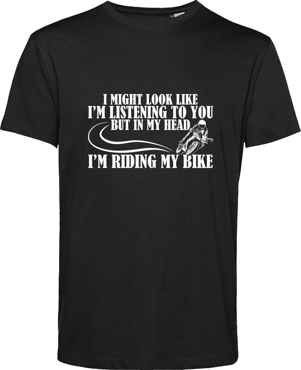I'm Riding My Bike Funny T Shirt Bike Rider Adventure Riding Funny Phrase Top