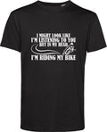 I'm Riding My Bike Funny T Shirt Bike Rider Adventure Riding Funny Phrase Top