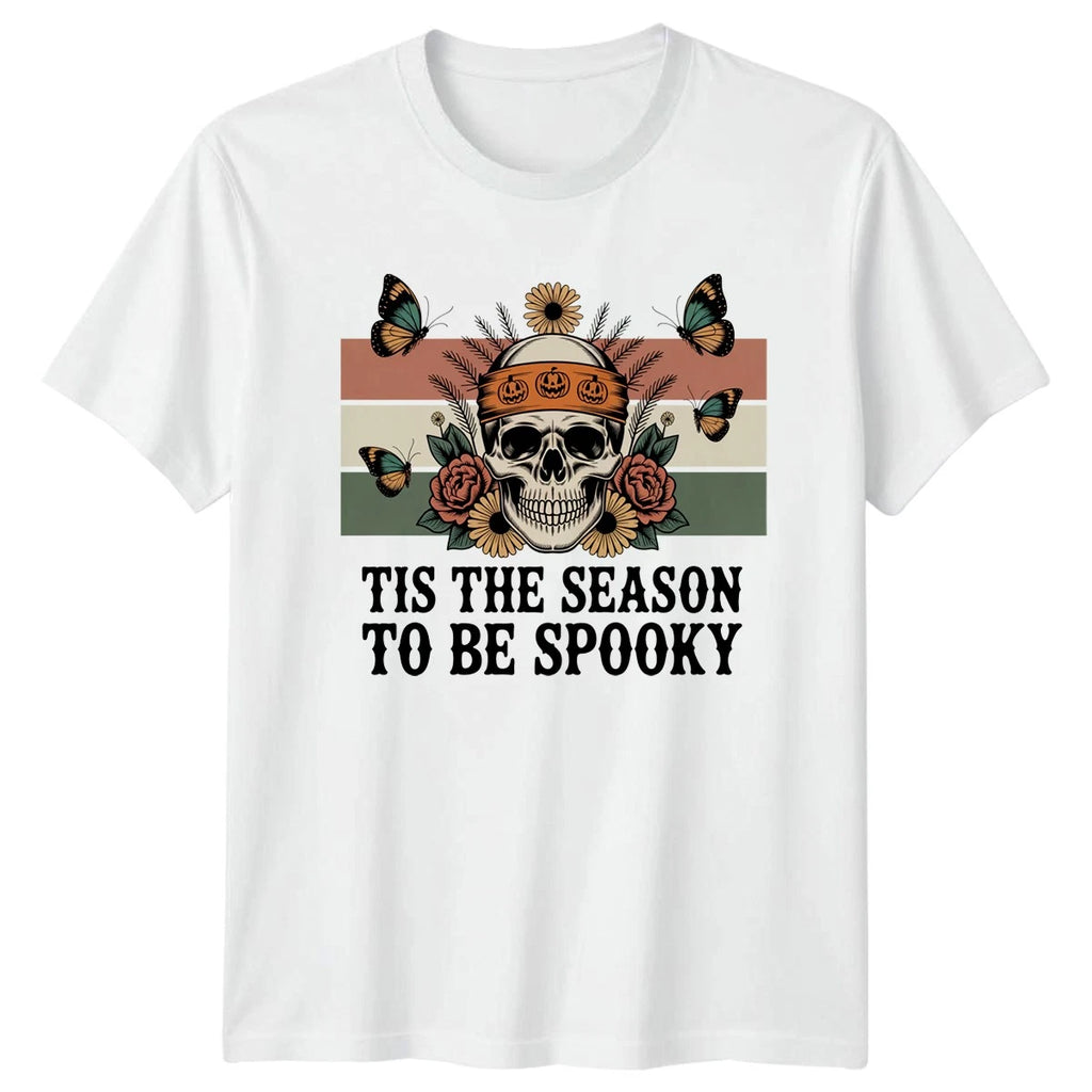 Tis The Season To Be Spooky T-Shirt Vintage Halloween Gift For Him And Her