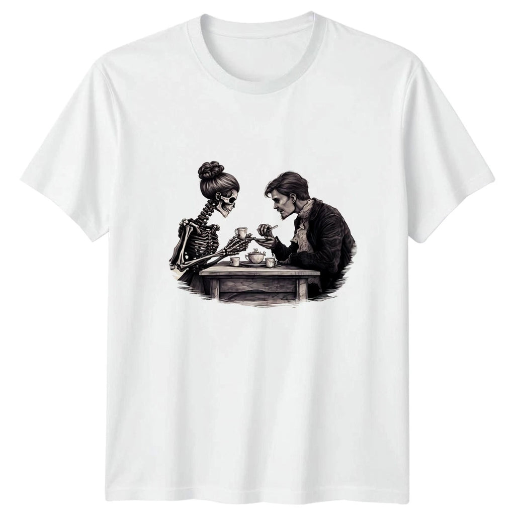 A Dark Romance Tea Party With T-Shirt Victorian Art Gothic