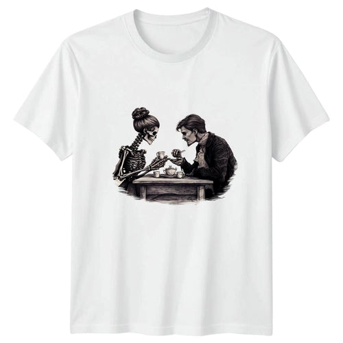 A Dark Romance Tea Party With T-Shirt Victorian Art Gothic