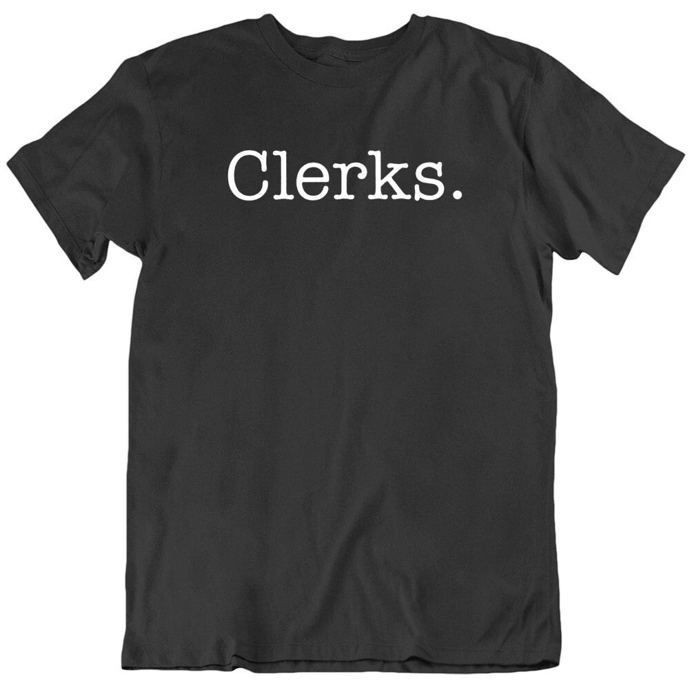 Clerks Cult Classic 90s Comedy Movie Fan Funny Title Logo T Shirt 2019-10-30T11: