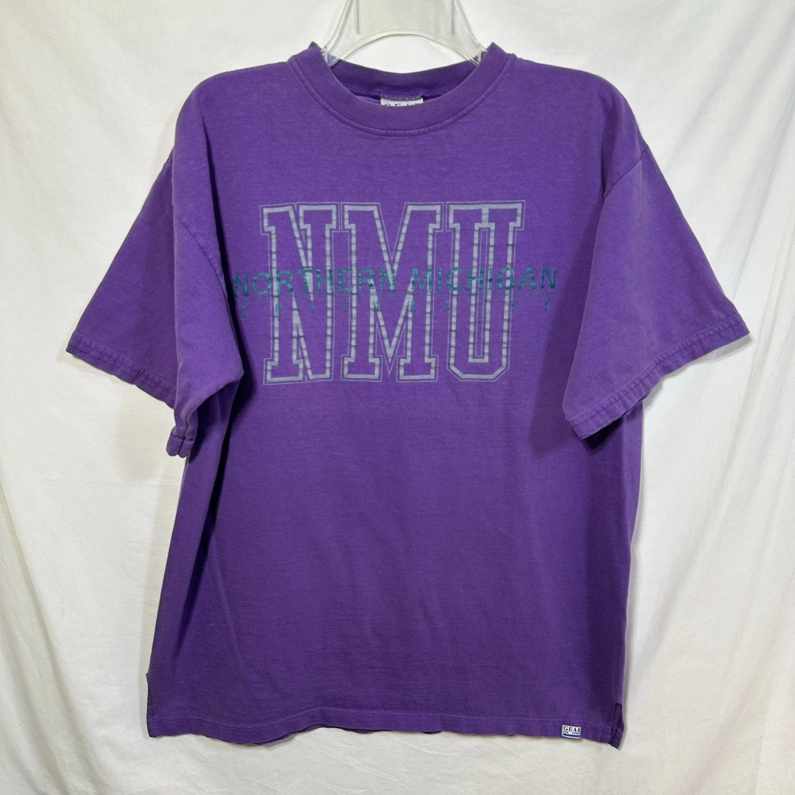 Vintage NMU Northern Michigan University Gear For Sport Oversized XL T-Shirt Tee