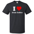 I Love Irish Coffee T shirt I Heart Irish Coffee