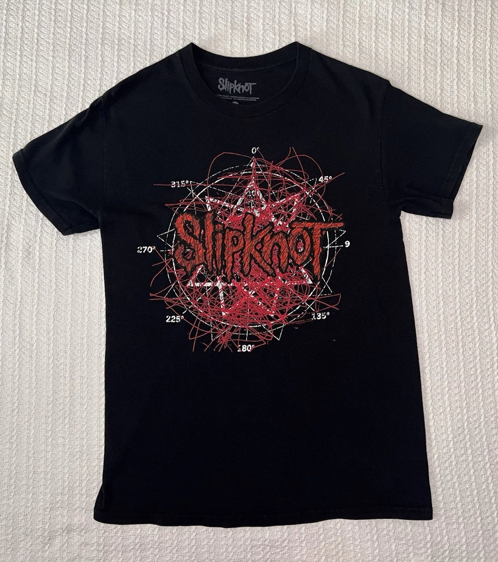 Slipknot Dual Sided Graphic Mens Small Shirt 17” X 25” Numetal Band Metal Grunge