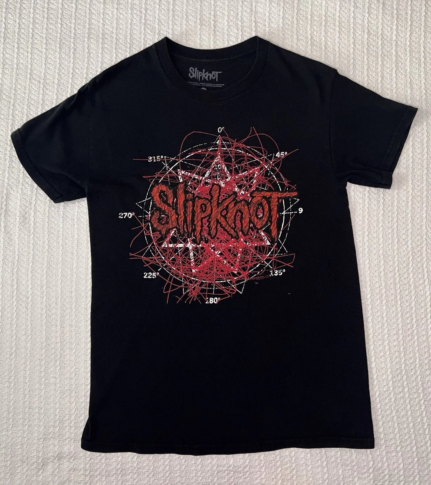 Slipknot Dual Sided Graphic Mens Small Shirt 17” X 25” Numetal Band Metal Grunge