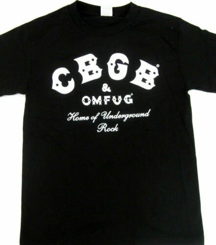 CBGB Punk Rock T shirt tee Rock Music Underground Punk Bands OMFUG
