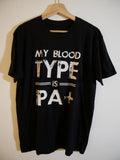 IPA POSITIVE FUNNY GARAGE BREWING COMPANY CALIFORNIA LARGE BLACK COTTON T SHIRT