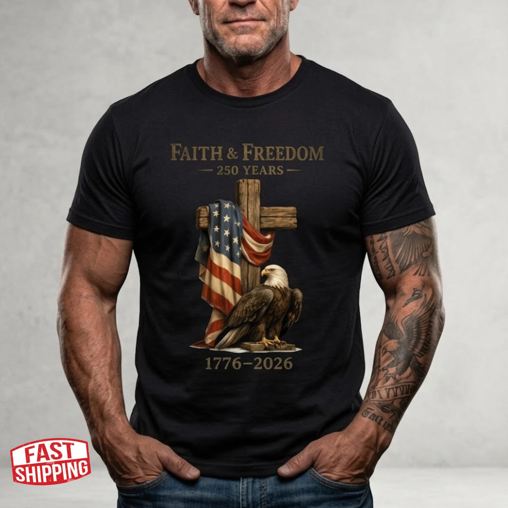 Happy 250th Birthday USA Shirt, America 250 Tee, Patriotic 4th of July Shirt