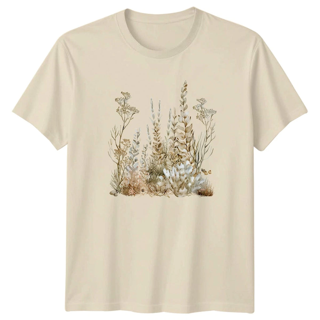 Boho Coral Reef T-Shirt Underwater Nature Illustration Gift For Him And Her