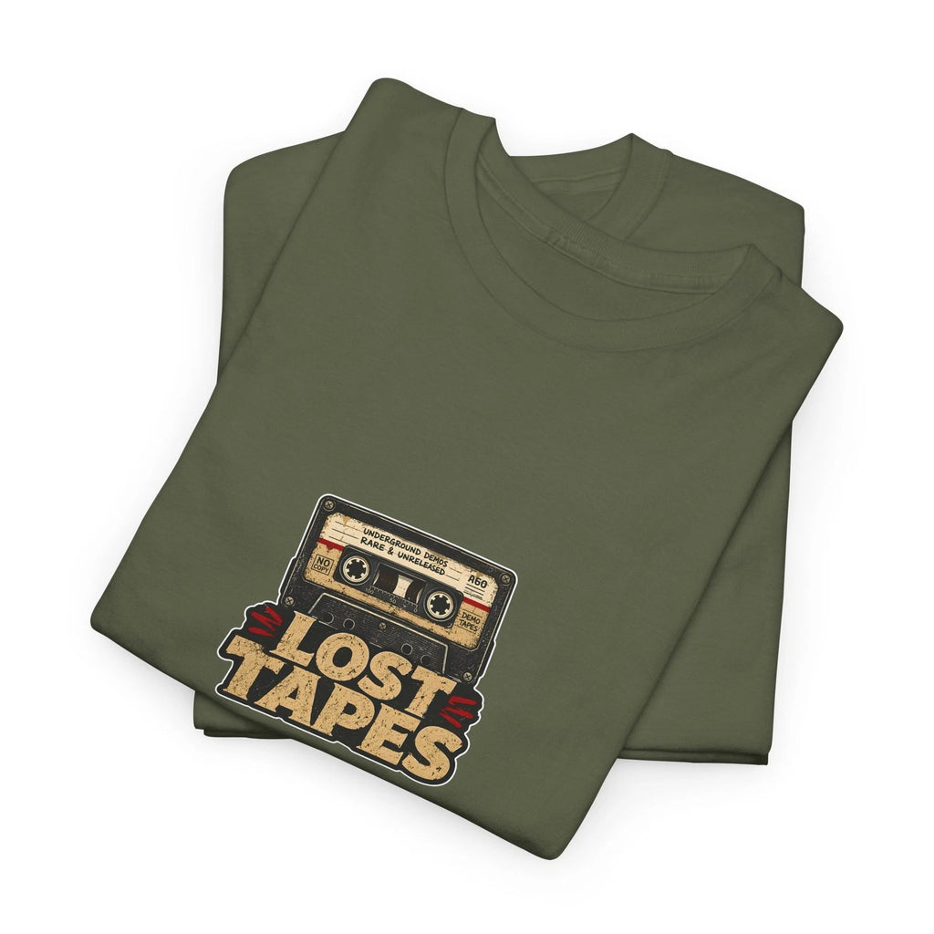 LOST TAPES T-Shirt Vintage Underground Demo Cassette Collector