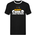 Funny Oldest Child Ringer T Shirt - I Make The Rules,Family humor Sarcastic Tee