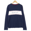 GANT men's cotton graphic multicolor round neck t-shirt size M