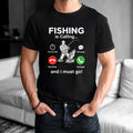 Fishing Is Calling T-Shirt - Funny Meme Party Tee -Birthday Gift For Unisex Top