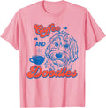Coffee and Doodles Funny Doodle Coffee Club Pet Lover Design T-Shirt