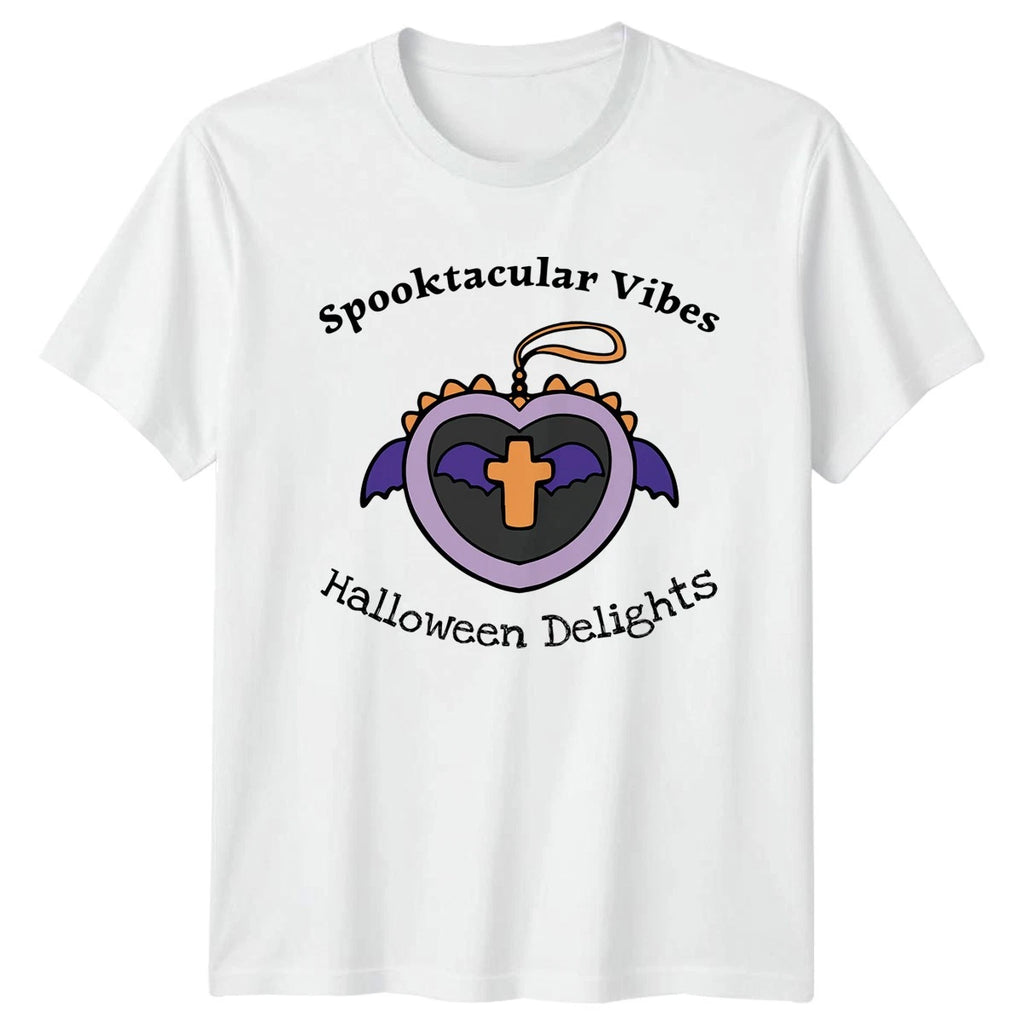 Spooktacular Vibes Halloween Delights T-Shirt Gothic Halloween Gift For Him