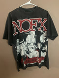 Vintage 90’s NOFX  Euro They Suck Live Rare Punk Band Tee Sz L
