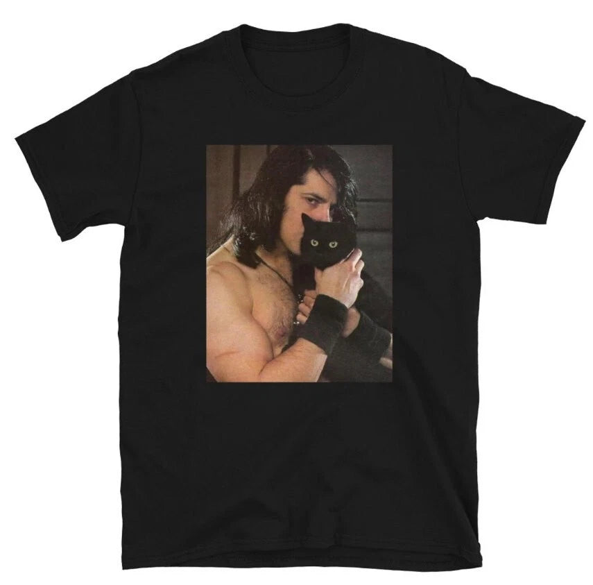 glenn danzig holding his cat vintage t-shirt
