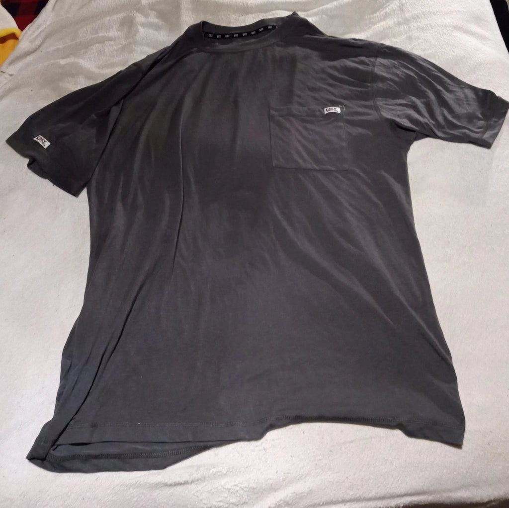 Grey Lazy One Pocket T Shirt Size XL