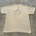 Vintage 90s Daytona Beach T-Shirt Mens XL Dolphins Art Marine Life Florida White