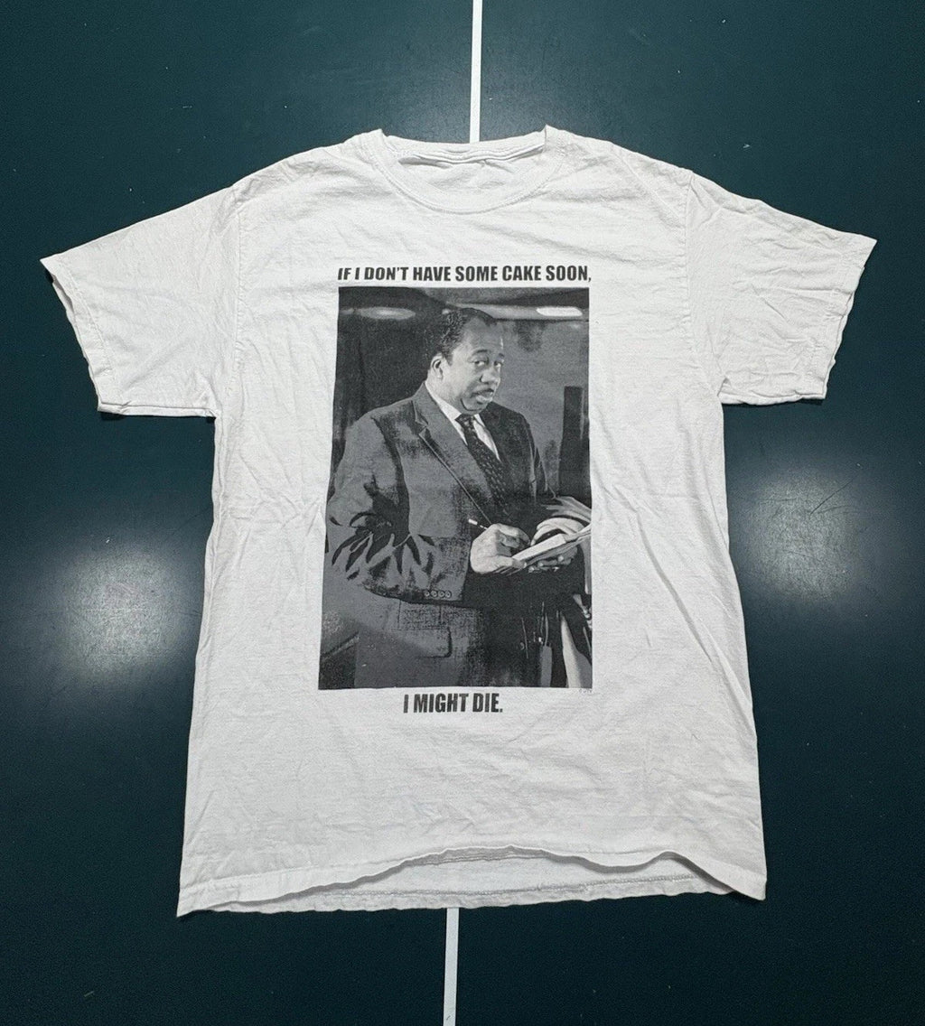 The Office Stanley Hudson T Shirt Size Small White Black Funny Humor Graphic