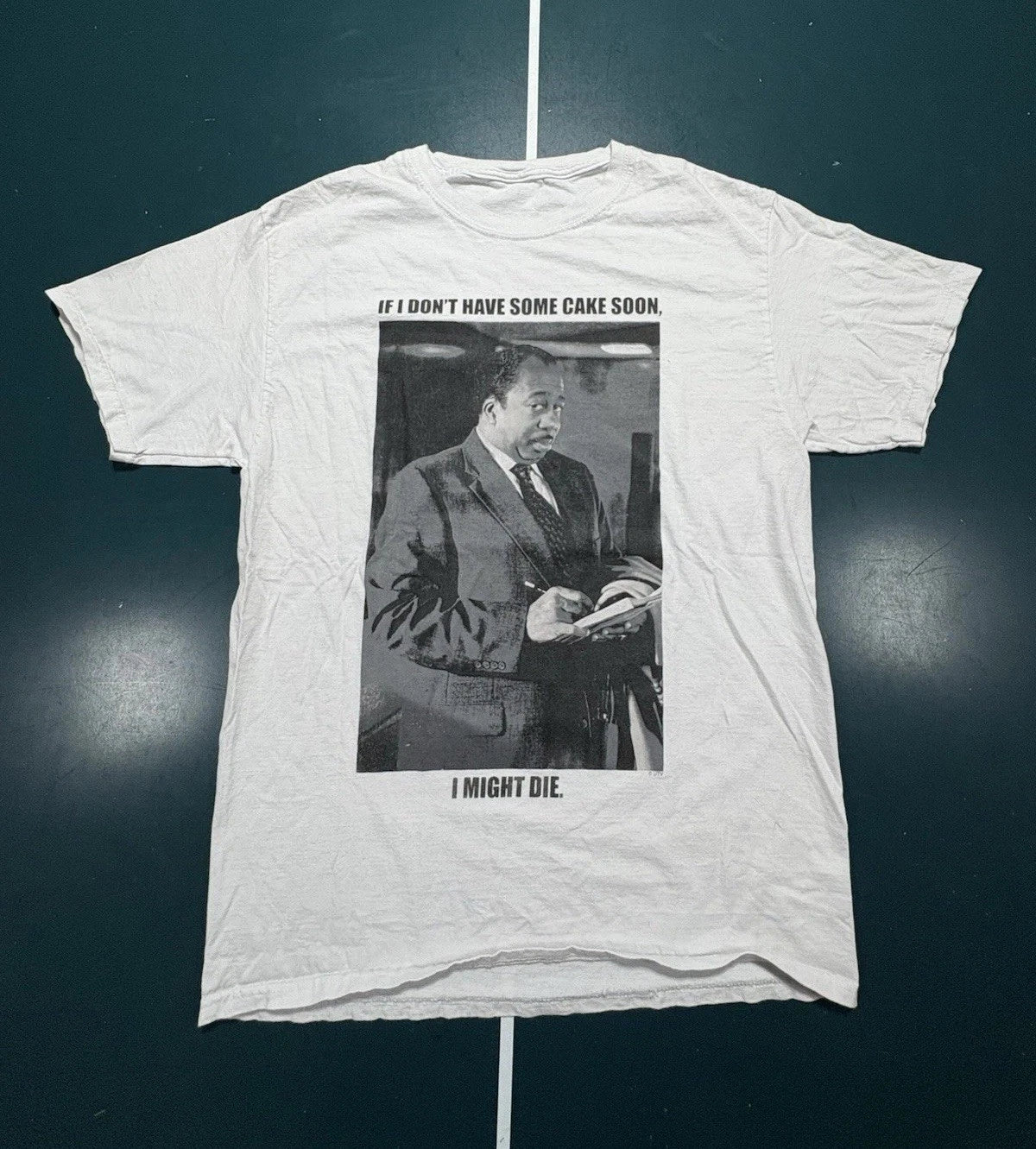 The Office Stanley Hudson T Shirt Size Small White Black Funny Humor Graphic