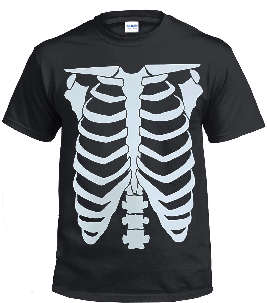 NEW Skeleton 100 % Cotton T shirt/Biker/Halaween/Goth/Rock/Metal/Gift/Music/Top