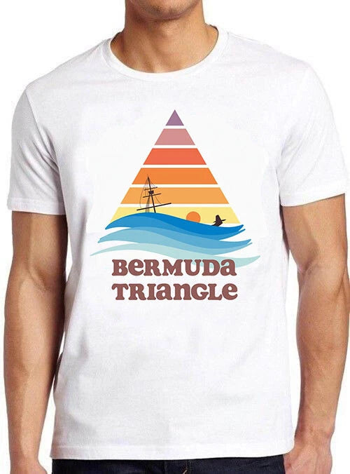 Bermuda Triangle Funny Meme Gift Tee Gamer Cult Movie T Shirt 8066