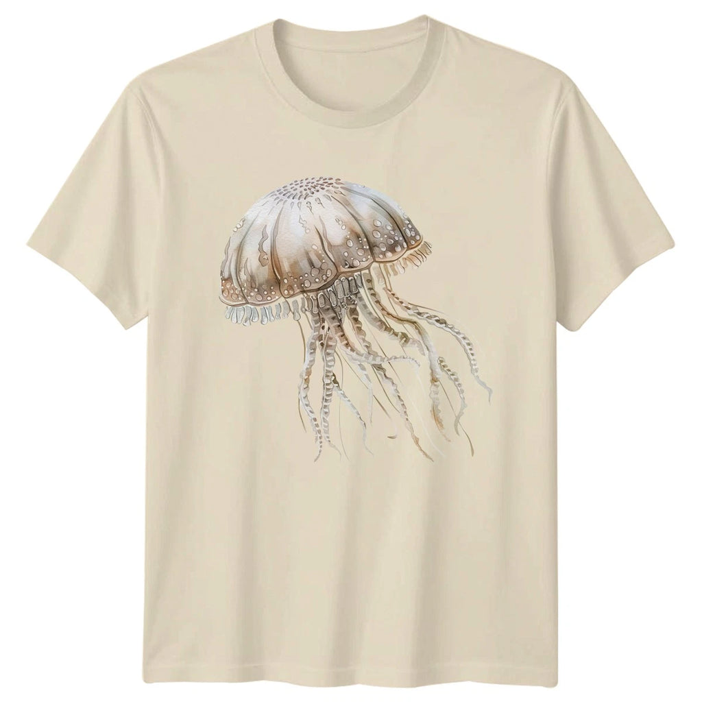Boho Jellyfish T-Shirt Watercolor Marine Life Birthday Gift For Him And Her