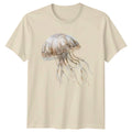 Boho Jellyfish T-Shirt Watercolor Marine Life Birthday Gift For Him And Her
