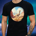 Mens Dilophosaurus Dinosaur Print Cotton T-Shirt Size XS to 5XL