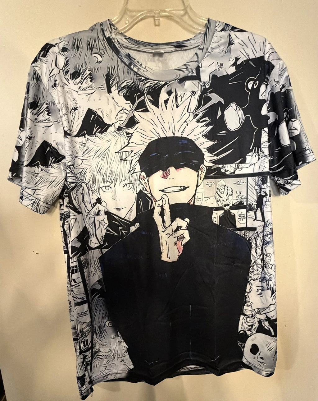 Jujutsu Kaisen Gojo Japanese Anime Short Sleeve T Shirt Adult Medium New