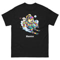 Hunter Doge Skiing Funny Ski Skier Dog Meme Cute Shirt T-Shirt