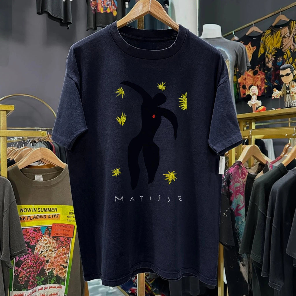 90s Matisse Washed T-Shirt Navy XL