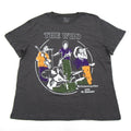 The Who Mens Plus Size 2X North American Tour T-Shirt Live in Concert Gray