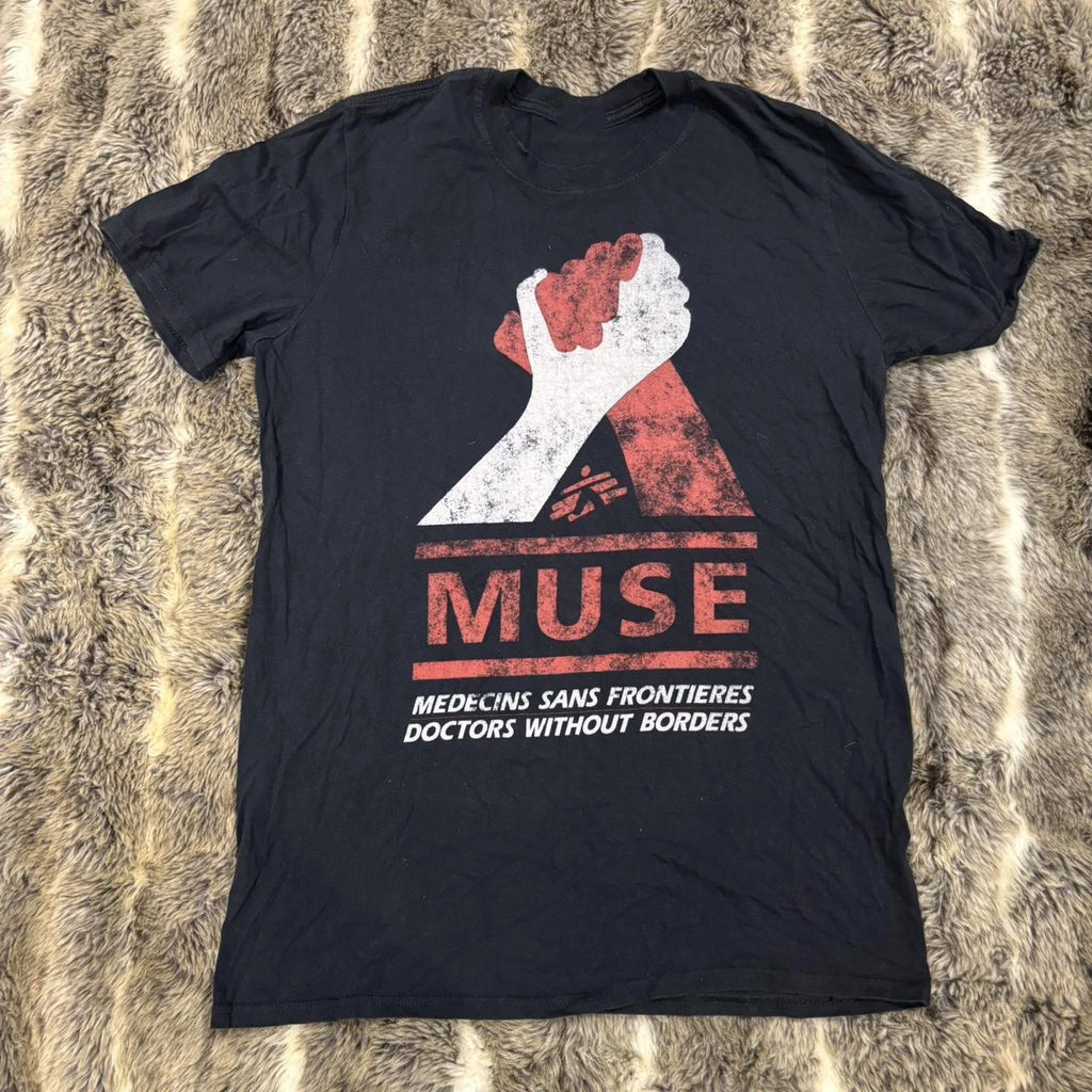 Muse Shirt MSF Medecins Sans Frontieres European Tour 2016 Rock Band Men's Tee