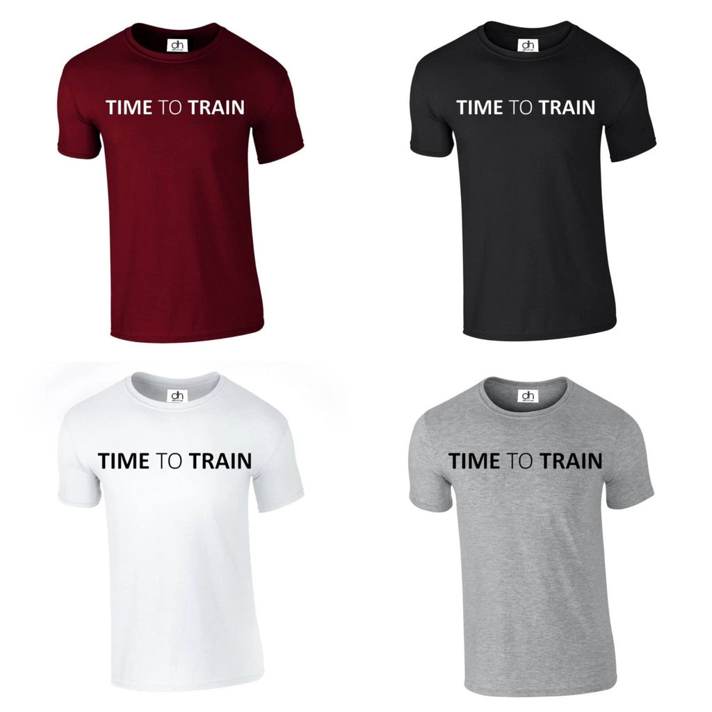 Time To Train Gym Sparta Beast Mode MMA Workout Training Tshirt(Train, T-shirt )