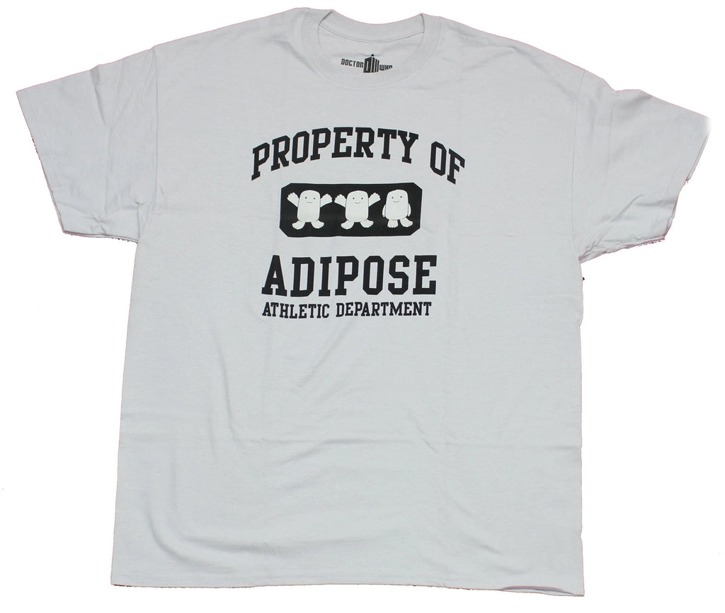 Doctor Who Adult New T-Shirt - Property of Adipose Athletic Department