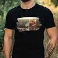 Mens Funny Hamster Money Print Cotton T-Shirt Size XS to 5XL