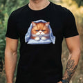 Mens Grumpy Cat Print Cotton T-Shirt Size XS to 5XL