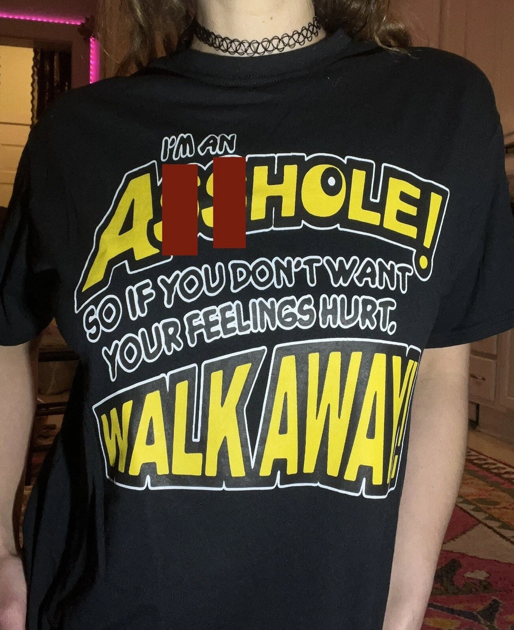 NSFW Tshirt I’m An A**hole Funny Dad Joke Blue Collar Husband BF Gifts Size M