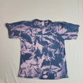 Fishing Shirt Mens Large Acid Wash Blue Funny Text Yo Fish Bite Me Dad Joke