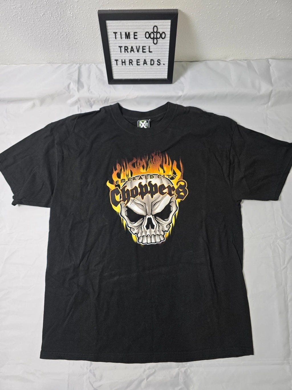 Y2K Emerald City Choppers T-Shirt - Men's XL (L)